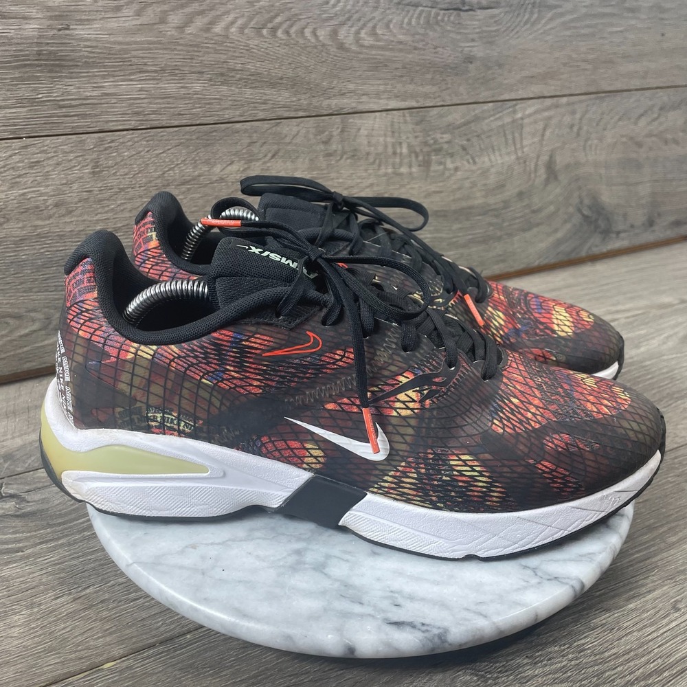 Nike Men's Athletic Shoes Black Red Yellow Accent